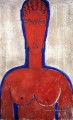grand buste rouge leopold ii 1913 Amedeo Modigliani